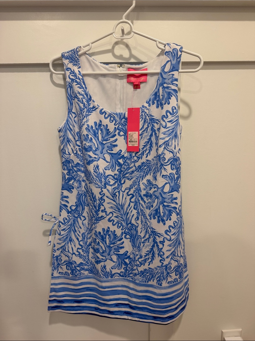 Lilly Pulitzer Blue & White Sammi Romper size 4 NWT
